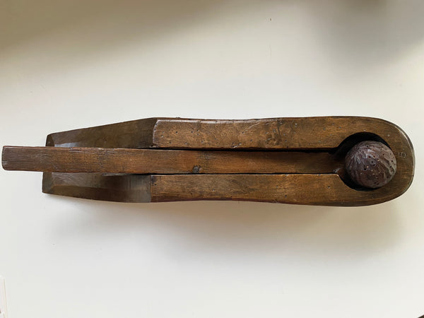 Rare Late 18th Century Treen Trap & Ball For The Ancient Pub Game ‘Bat & Trap’