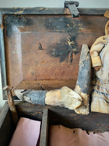 Rare, Fascinating & Rather Eerie 18th Century Witch’s Box Or Conjure Chest
