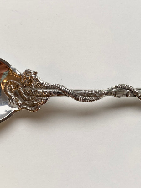 The First Souvenir Of The 1692 Salem Witch Trials Sterling Silver Spoon