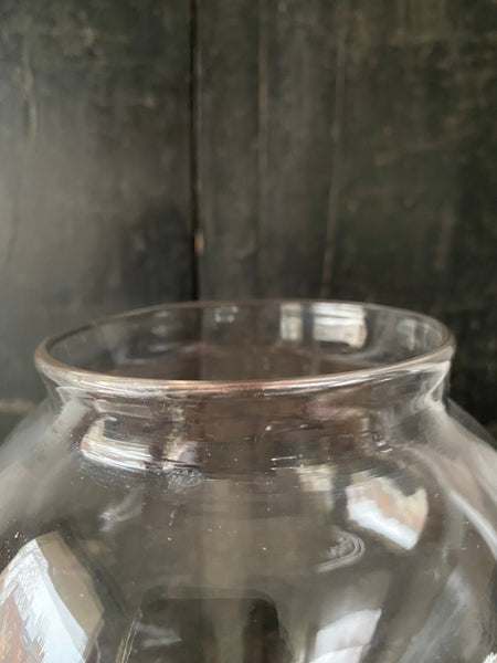 Antique Georgian Glass Apothecary Leech Jar