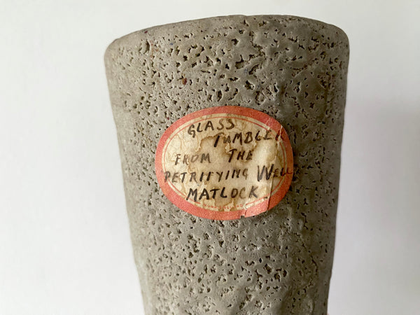 A Rare Late 19th Century Petrified Tumbler From Matlock’s Petrifying Well - Source Vintage