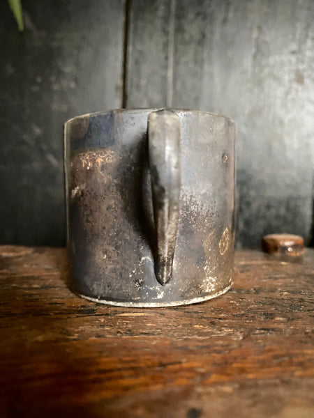 Curious Fire Damaged Coffee Cup Rescued From Fire At Lake House Salisbury 1912 With Handwritten Label - Source Vintage