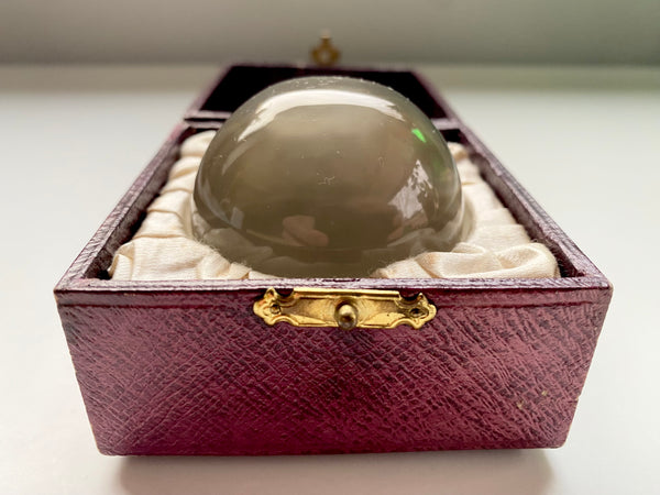 Rare Antique 19th Century Victorian Fortune Teller’s Crystal Ball Boxed