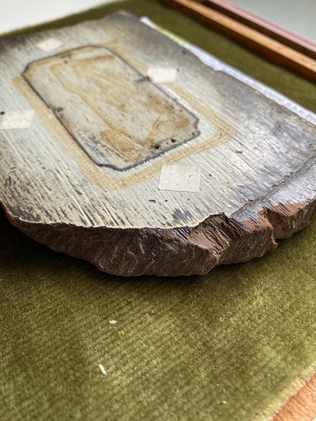 Rare Section Timber From 19th Century Royal Navy Battleship HMS ‘Victoria’, With Period Handwritten Manuscript Label Provenance