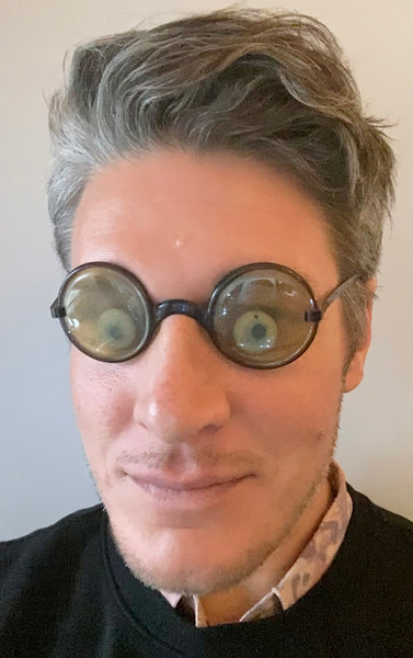 Early 20th Century Joke Googly Eye Spectacles - Source Vintage