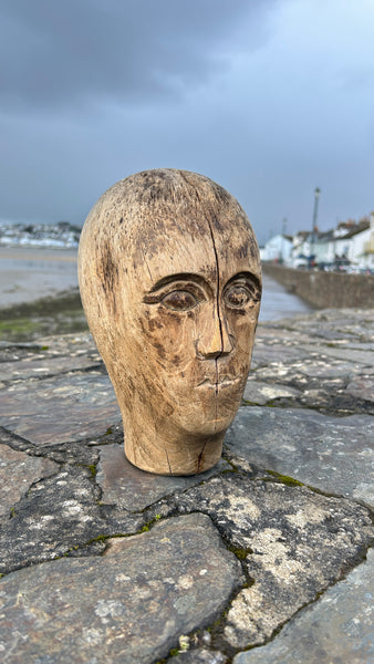 Antique Early 20th Century Milliner’s Head - Source Vintage