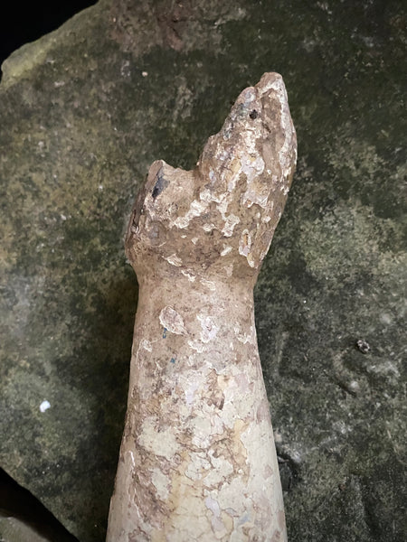 Antique 16th-17th Century Large Polychrome Wooden Arm Fragment