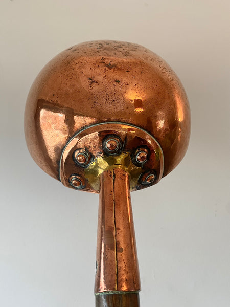 Large Antique 19th Century Copper Scoop - Source Vintage