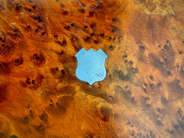Antique Late Georgian - Early Victorian Walnut Veneer Musical Box Plays English National Anthem, Rule Britannia & 1 Other