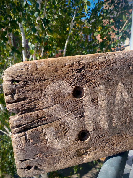 Primitive American Folk Art Shed Made ‘Snake Farm’ Sign