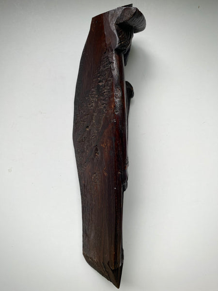 *RESERVED FOR STEVEN* Rare Antique 16th-17th Century Carved Puritan Figure