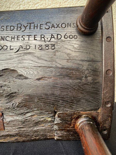 Rare & Rather Curious Saxon Era Come Victorian Scratch Built Stool With A Winchester Connection