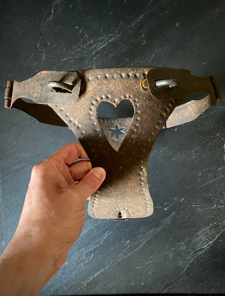Rare Antique 19th Century Riveted Metal Chastity Belt - Source Vintage