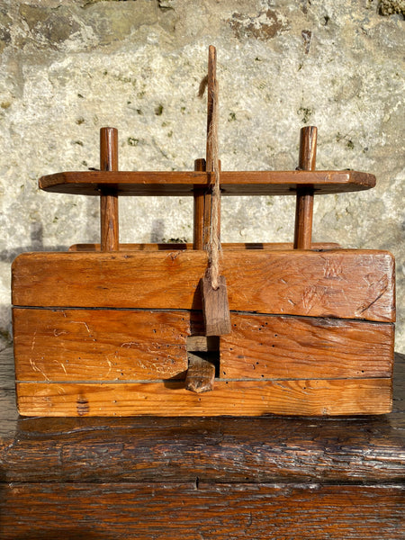 Superb Antique Early 19th Century Pine Drop Down Mouse Trap c.1820