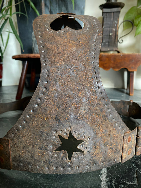 Rare Antique 19th Century Riveted Metal Chastity Belt - Source Vintage