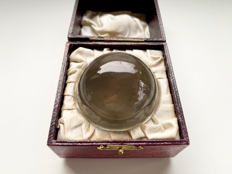 Rare Antique 19th Century Victorian Fortune Teller’s Crystal Ball Boxed