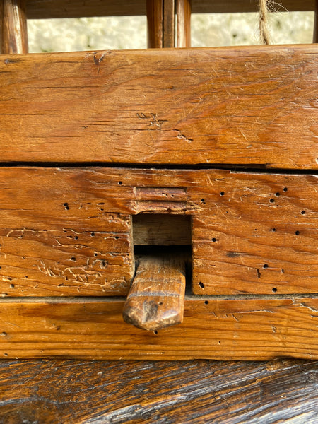 Superb Antique Early 19th Century Pine Drop Down Mouse Trap c.1820