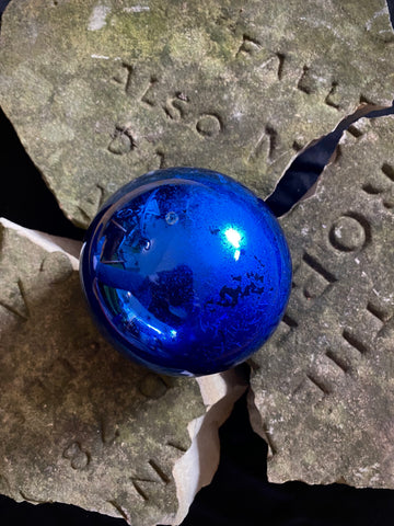 Antique 19th Century Glass Witches Ball