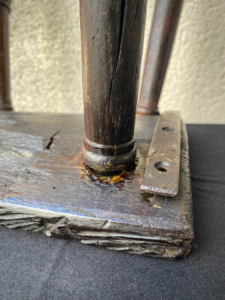 Rare & Rather Curious Saxon Era Come Victorian Scratch Built Stool With A Winchester Connection