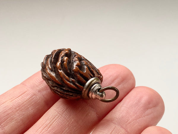 Antique Victorian Novelty Nut Propelling Pencil Fob