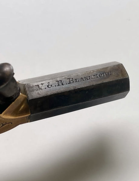 Exceptional Antique 19th Century Ladies Self-Defence Percussion Muff Pistol By V&R Blakemore