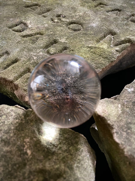 Antique Late 19th/Early 20th Century Victorian Fortune Teller’s Crystal Ball With An Interesting Story…