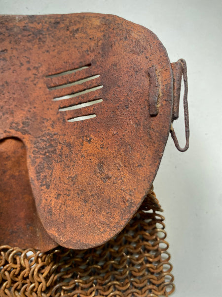 Rare Original British World War I Tank Crew Splatter Mask – Sheffield Manufacture