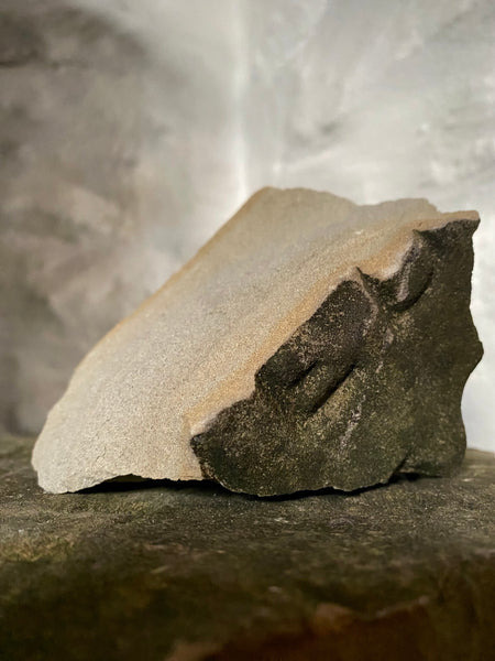 Fragment Of Early 19th Century Gravestone c.1820 - Source Vintage