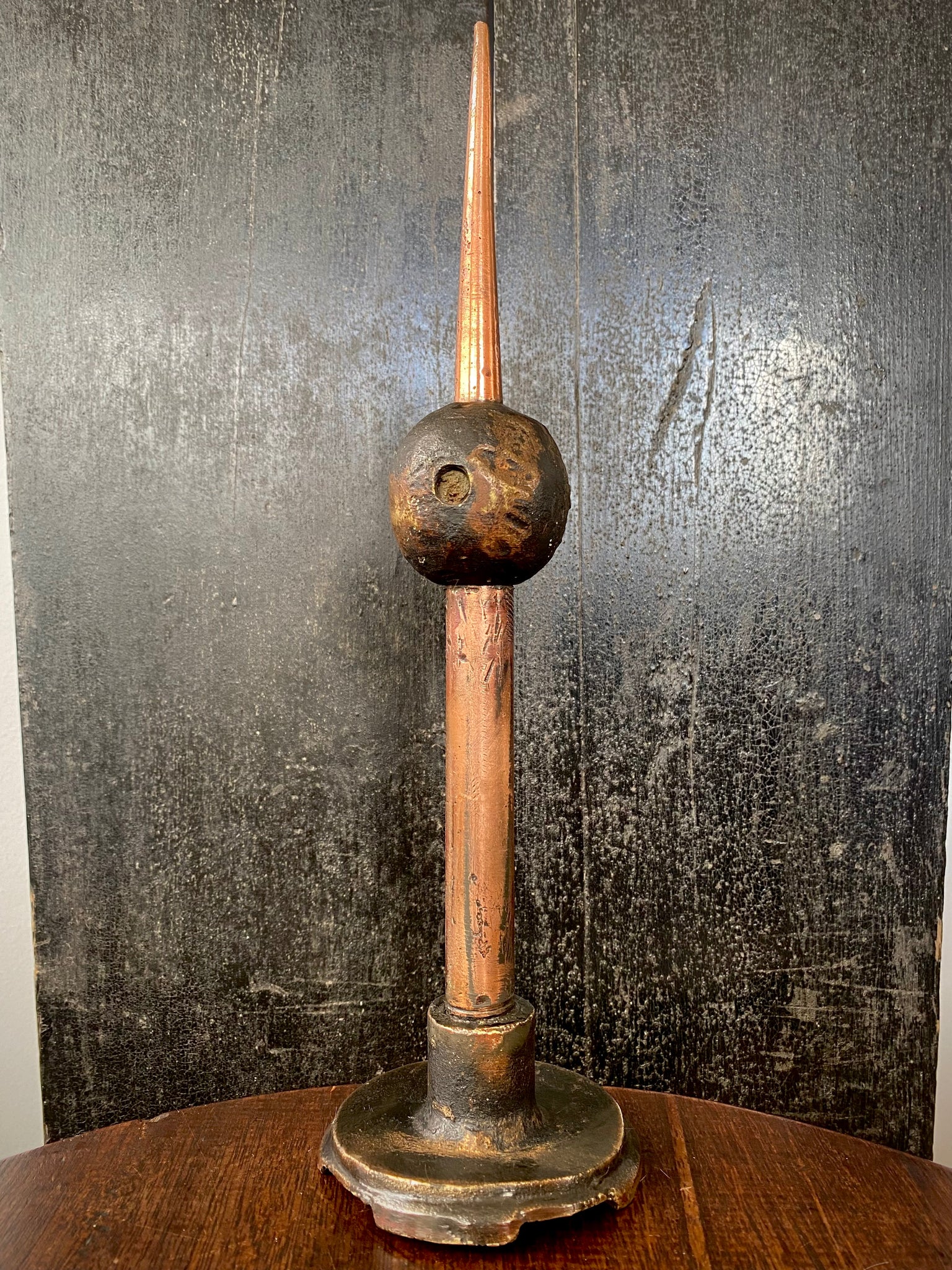 Antique 19th Century Victorian Salvaged Lightning Rod Spike Finial