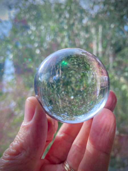 Antique Late 19th/Early 20th Century Victorian Fortune Teller’s Crystal Ball With An Interesting Story…