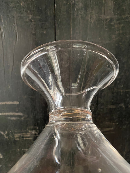 Antique Georgian Glass Apothecary Leech Jar