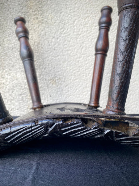Rare & Rather Curious Saxon Era Come Victorian Scratch Built Stool With A Winchester Connection