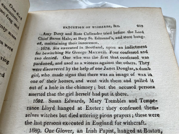 Antique Early 1800’s 18 Page Document Listing The Executions Of Witches & Wizards