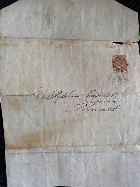 Antique 19th Century Handwritten Psychography Written In A Trance Like State c.1880 Occult Paranormal Spiritualism