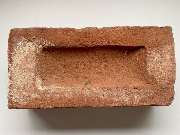 A Salvaged Victorian House Brick With The Sweetest Cat Paw Print