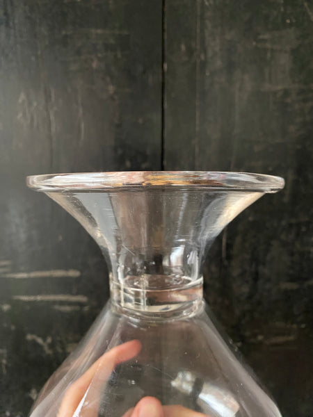 Antique Georgian Glass Apothecary Leech Jar