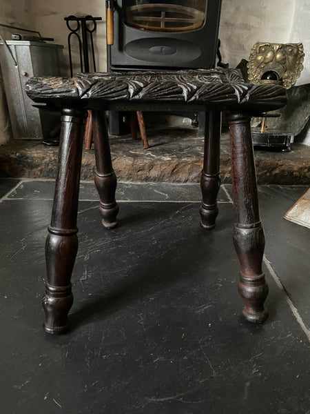 Rare & Rather Curious Saxon Era Come Victorian Scratch Built Stool With A Winchester Connection - Source Vintage