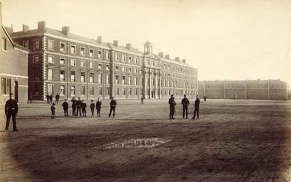 Curious Antique Folk Art Made Out Of Early Winchester Cathedral Oak & Metal From The Old Clock In Winchester Barracks - Source Vintage
