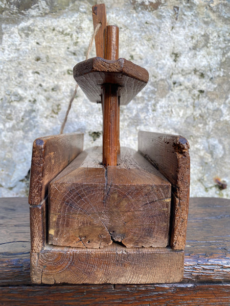 Superb Antique Early 19th Century Pine Drop Down Mouse Trap c.1820