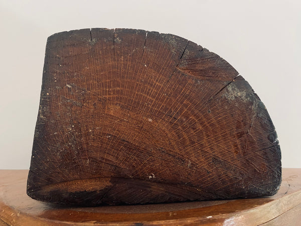 Rare Antique 15th Century End Timber From The Roof Of Holy Trinity Church c.1485