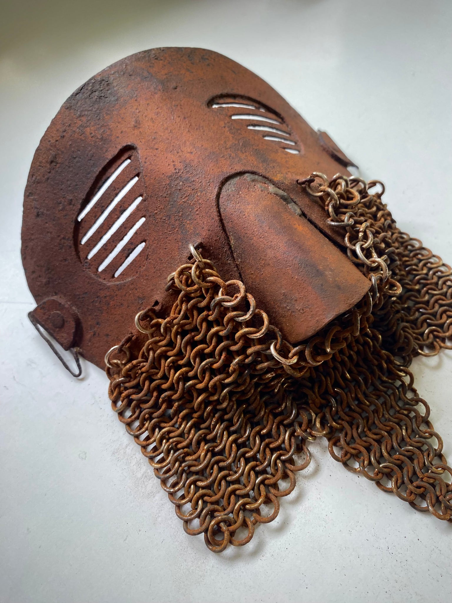 Rare Original British World War I Tank Crew Splatter Mask – Sheffield Manufacture