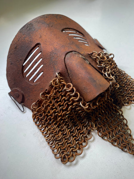 Rare Original British World War I Tank Crew Splatter Mask – Sheffield Manufacture