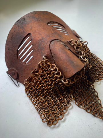 Rare Original British World War I Tank Crew Splatter Mask – Sheffield Manufacture