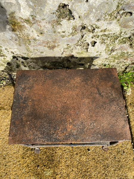 Charming Antique Primitive Blacksmith Made Wrought Iron Footman c.1800 - Source Vintage