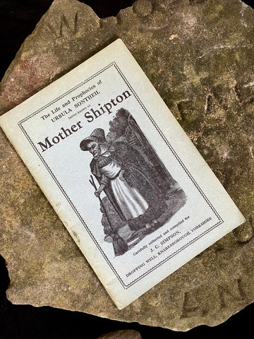 Antique Early 20th Century Mother Shipton’s Cave & Dropping Well Souvenir Visitor Booklet ‘The Life & Prophecies of Ursula Sontheil, Better Known as Mother Shipton’