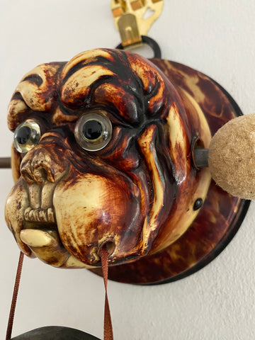 Rare Surreal Vintage 1970’s Grotesque ‘Grumble’ Door Bell Gong