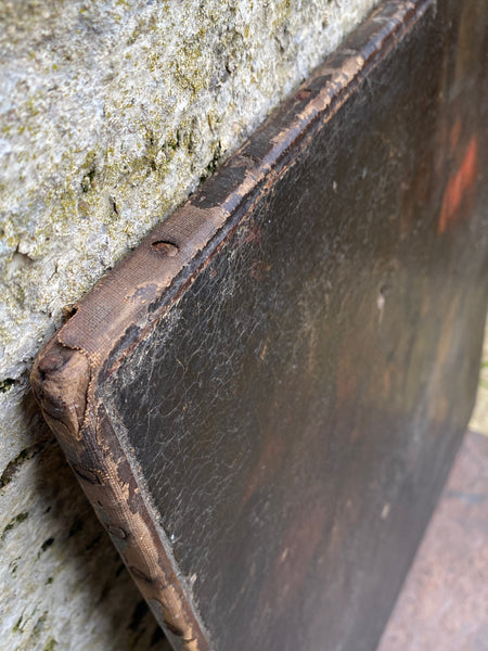 Mysterious Antique 16th Century Oil On Canvas Painting With Infrared Scans Dating It To Circa 1533 - Source Vintage