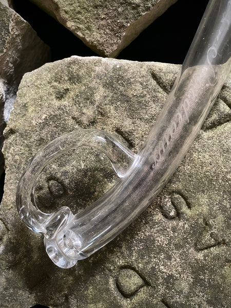 Antique Glass Wine Thief (Pipette à Vin) Engraved “J. Latrille Fils – Bordeaux” c.1890–1930