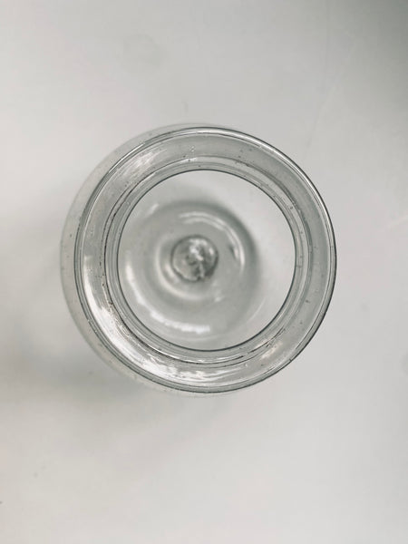 Antique 19th Century Glass Apothecary Leech Jar