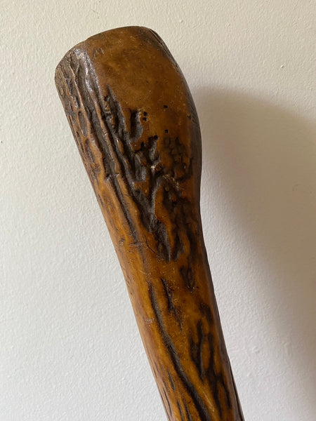 Rare Early Antique Scottish Club Made From A Deer Antler